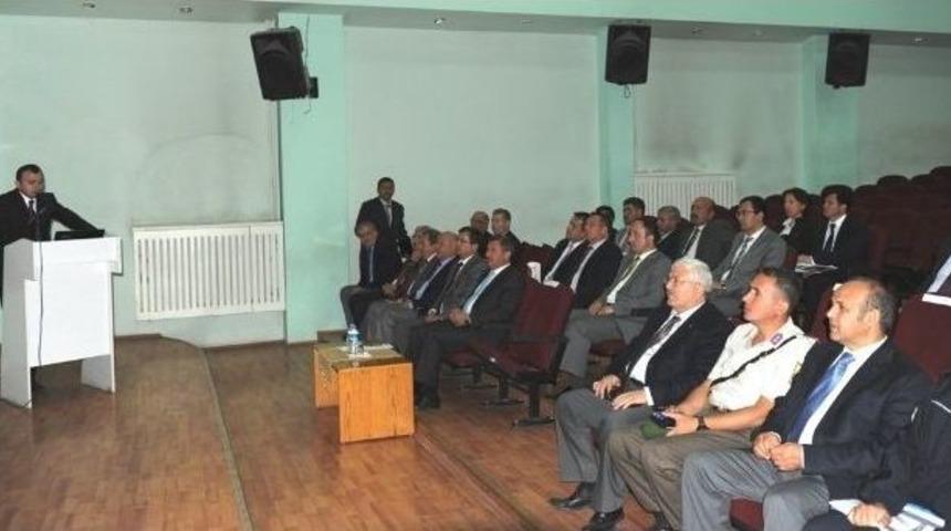 Kaymakam &Ccedil;atalbaş&rsquo;tan Vali Yılmaz&rsquo;a Brifing