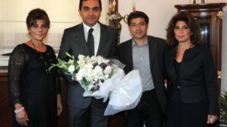 Neşet Ertaş&rsquo;ın &Ccedil;ocukları Başkan Bah&ccedil;eci'yi Ziyaret Etti