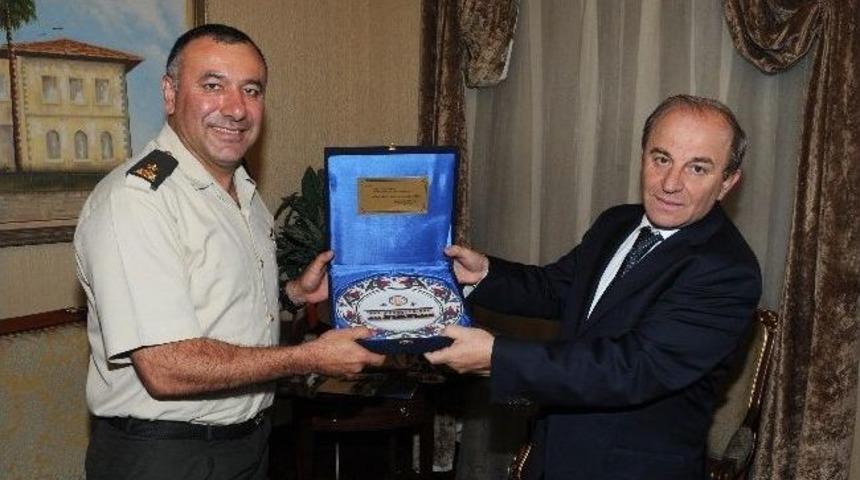 Konya Jandarma B&ouml;lge Komutanı Alpar&rsquo;dan Vali &Ouml;zt&uuml;rk&rsquo;e Ziyaret