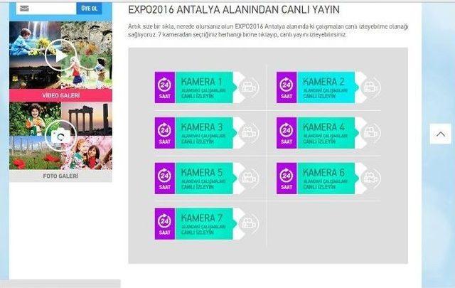 Expo Çalışmaları Canlı Yayında