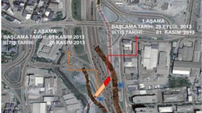 İkitelli Kavşağı'nda Ulaşım Servis Yollarından Sağlanacak