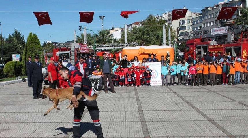 'Ereğli Itfaiyesi B&ouml;lgenin En Modern Itfaiye Teşkilatı'