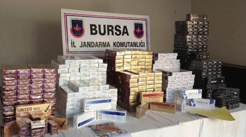 Bursa'da 9 Ayda 46 Bin Ka&ccedil;ak Sigara Ele Ge&ccedil;irildi