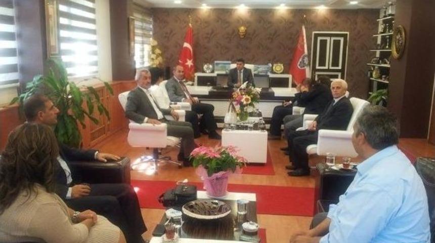 Mhp'den Emniyet M&uuml;d&uuml;r&uuml; Gezer'e Ziyaret