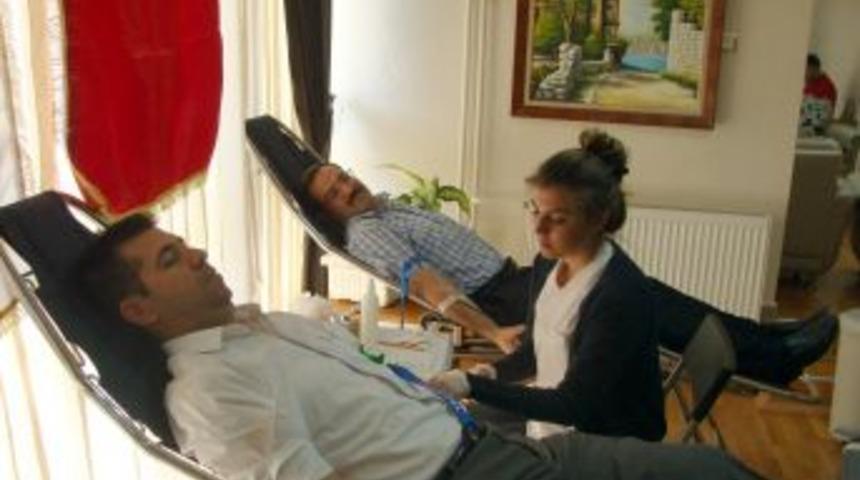 Aydın'da DSİ &Ccedil;alışanları Kan Bağışı Yaptı