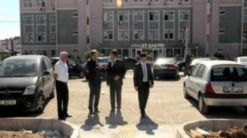 Adliye Sarayı Otoparkı Tamamlandı