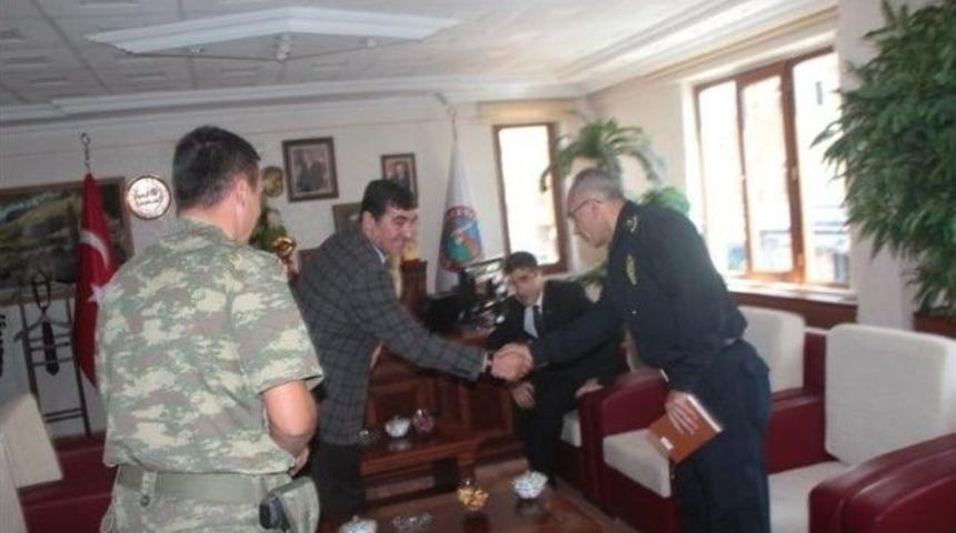 Kaymakam &Ouml;zbek'ten Başkan G&ouml;ksoy'a Ziyaret