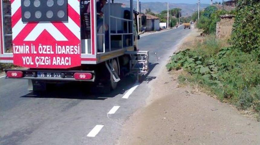 İzmir İl &Ouml;zel İdaresi K&ouml;y Yollarını &Ccedil;iziyor