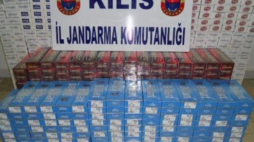 Kilis&rsquo;te Ka&ccedil;ak Sigara İle Şeker Operasyonu