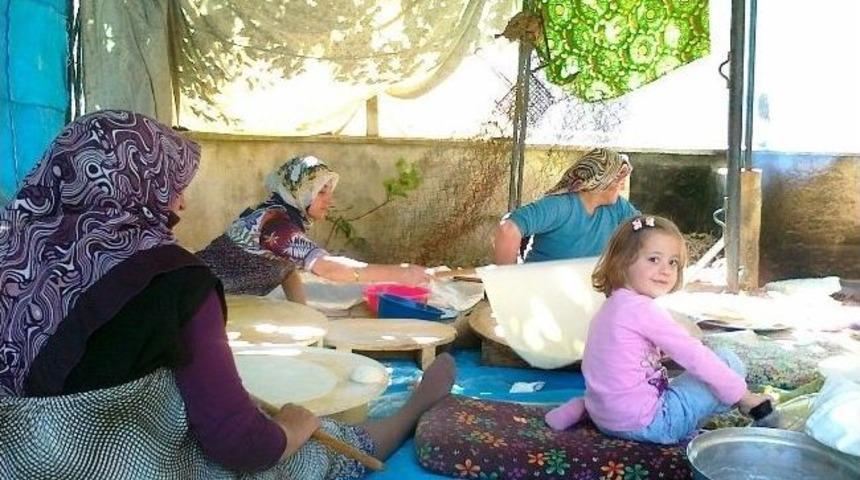 Hisarcık’ta Kadınların Kış Hazırlıkları