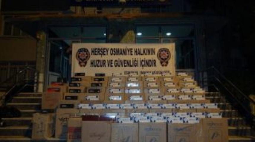 Osmaniye'de Ka&ccedil;ak Sigara Operasyonu