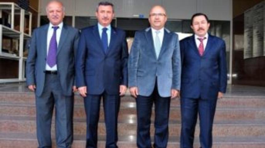 Vali Yılmaz Ve Başkan Durmuş, Burhanettin &Ccedil;oban'ı Ziyaret Etti