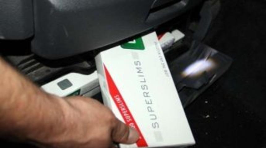 Silopi'de 2 Bin 400 Karton Ka&ccedil;ak Sigara Ele Ge&ccedil;irildi