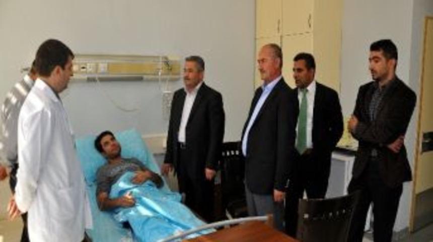 Ak Partili Aras&rsquo;tan İha Muhabiri Aslan&rsquo;a Ziyaret