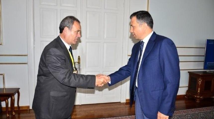 T&uuml;rkiye Gazeteciler Federasyonu'ndan Vali Yerlikaya&rsquo;ya Ziyaret