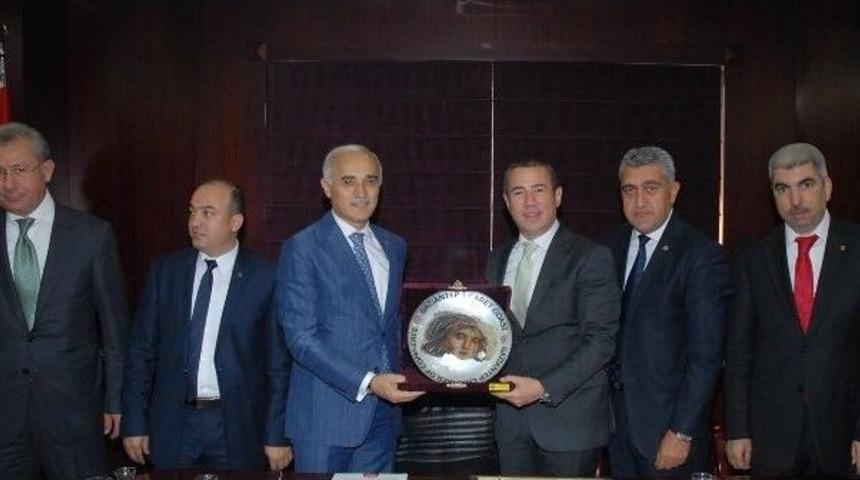 M&uuml;siad Genel Başkanı Olpak Ve Y&ouml;netim Kurulu &Uuml;yeleri Gto&rsquo;yu Ziyaret Etti