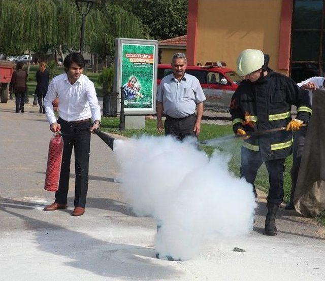 Saski’de Yangın Tatbikatı