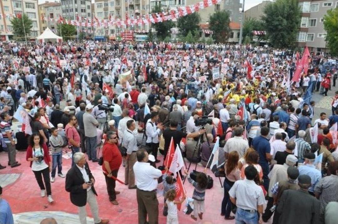 Kılı&ccedil;daroğlu'nun L&uuml;leburgaz'daki "tarıma Ve &Ccedil;ift&ccedil;iye Destek" Mitingi