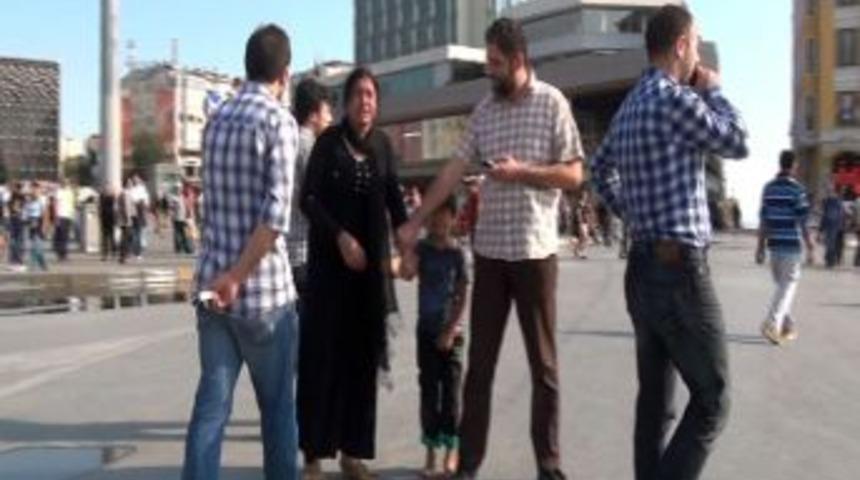 Taksim’de Dilenci Ve Seyyar Satıcı Operasyonu