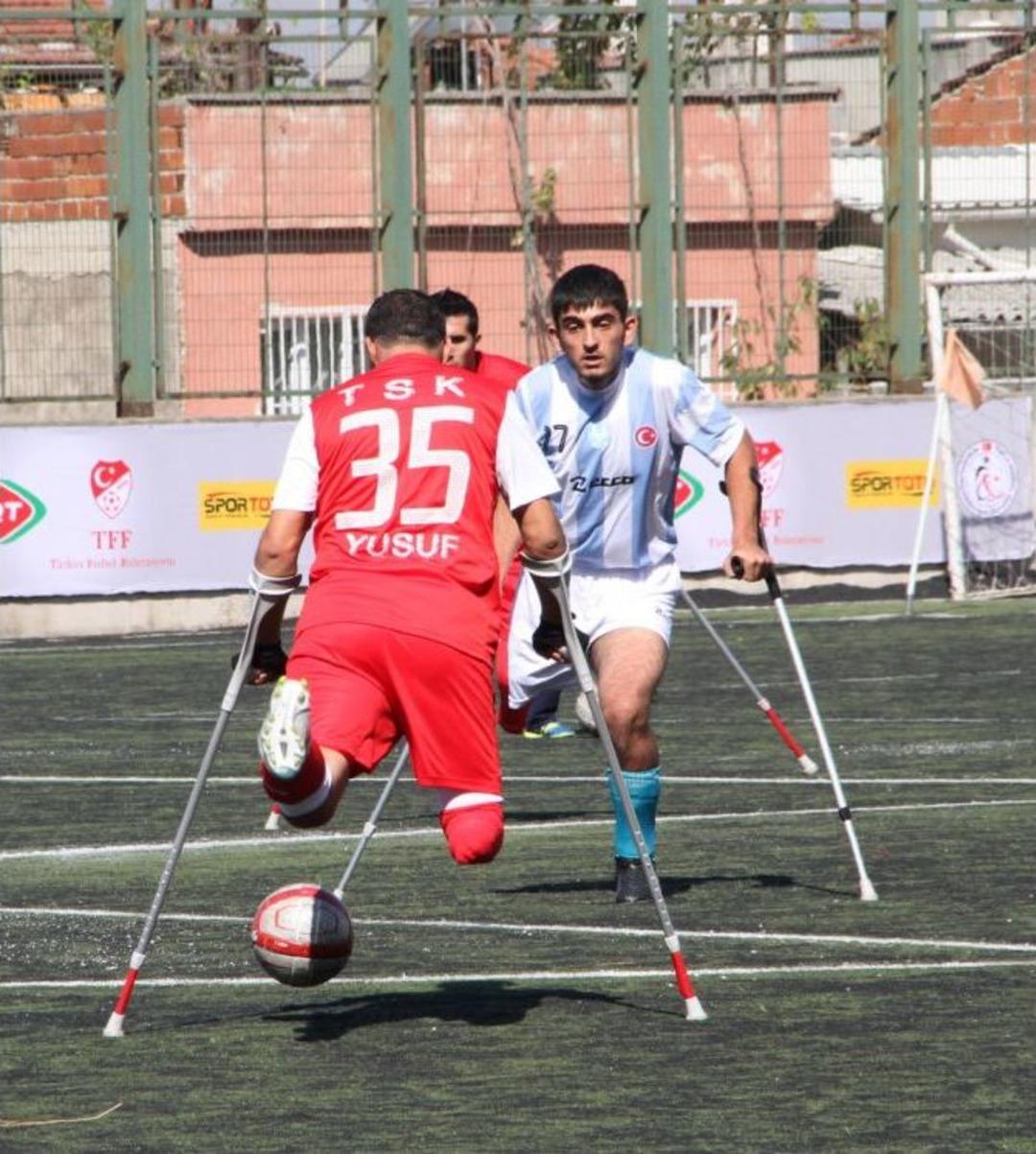Engellerine Takılmayan Ampute Futbolcular Fileleri Havalandırdı