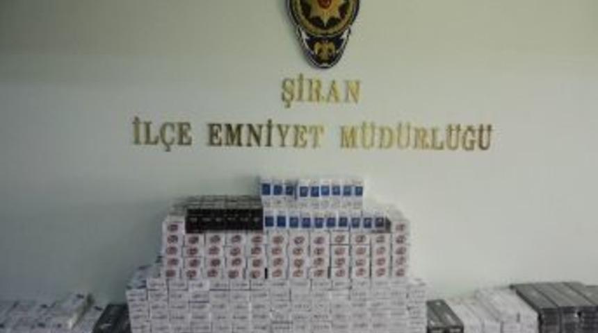 Şiran Polisinden Ka&ccedil;ak&ccedil;ılara Darbe