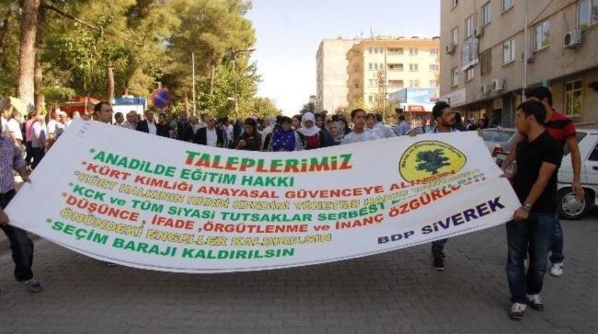 Bdp&rsquo;den Demokratik Paket Eylemi