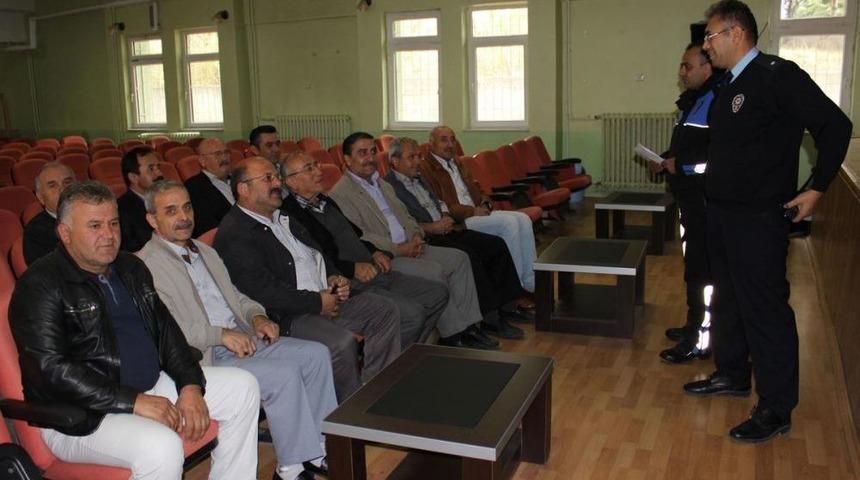 Havza'da Muhtarlarla Huzur Toplantısı