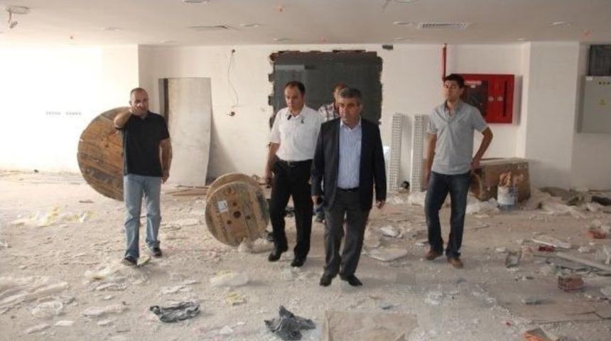 Başkan Tursun &Ccedil;alışmaları Yerinde İnceledi