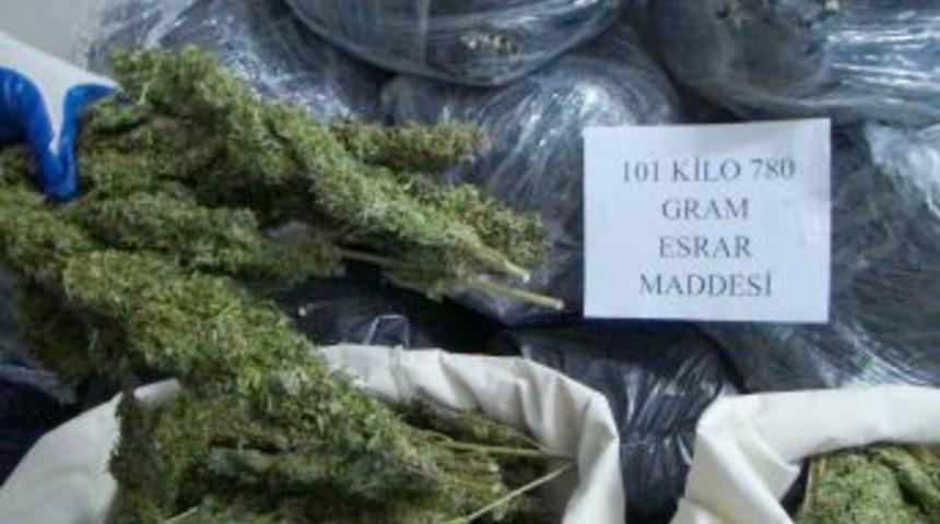 Siverek'te 101 Kilo 780 Gram Esrar Yakalandı