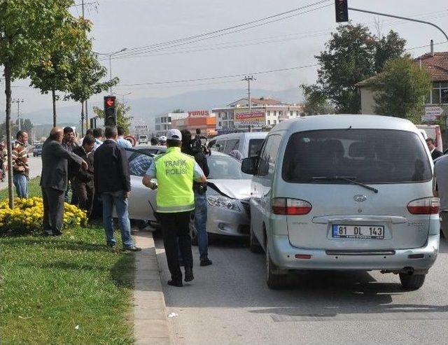 Düzce’de Kaza: 1 Yaralı