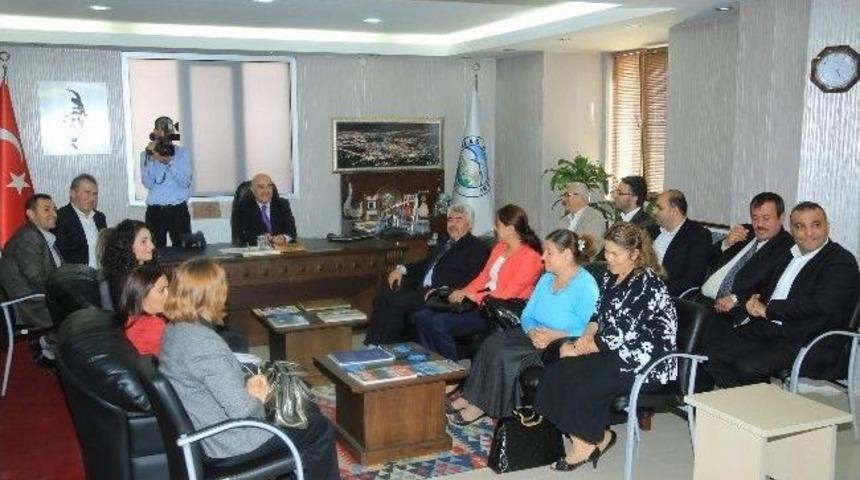 Ak Parti Talas Y&ouml;netiminden Başkan Yıldırım'a Ziyaret