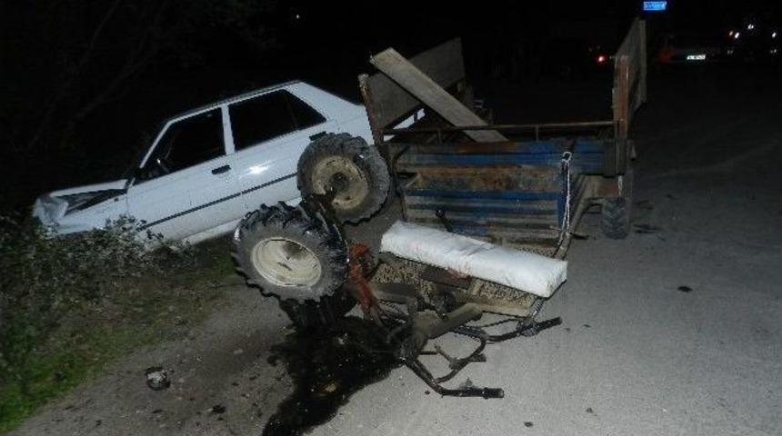 D&uuml;zce&rsquo;de Trafik Kazası: 5 Yaralı