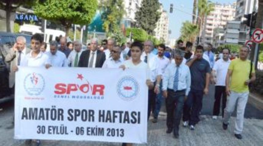 Amat&ouml;r Spor Haftası Etkinlikleri Kortej Y&uuml;r&uuml;y&uuml;ş&uuml;yle Başladı
