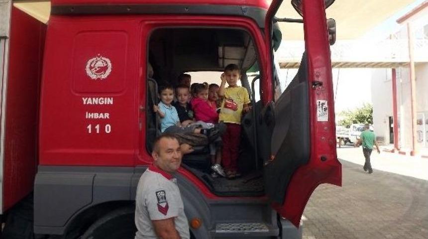 Didimli Miniklerden İtfaiyeye Ziyaret