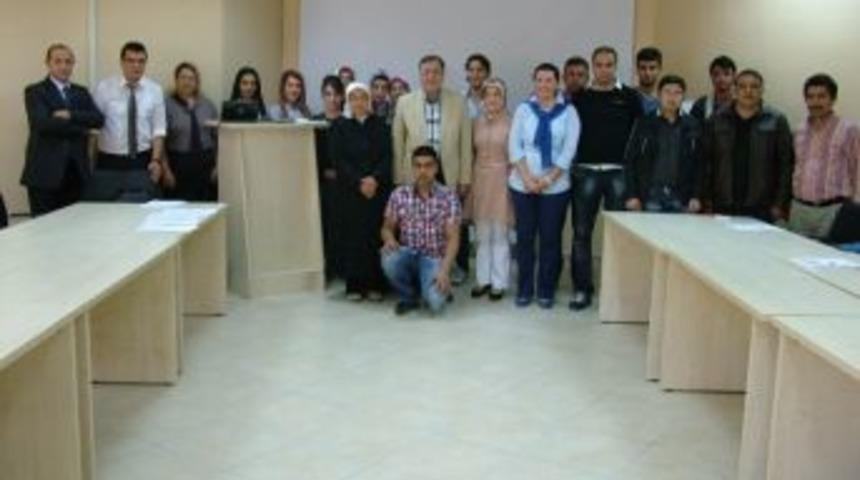 Ntso Y&ouml;netim Kurulu Başkanı Parmaksız, Girişimcilik Kursiyerlerine Ders Verdi