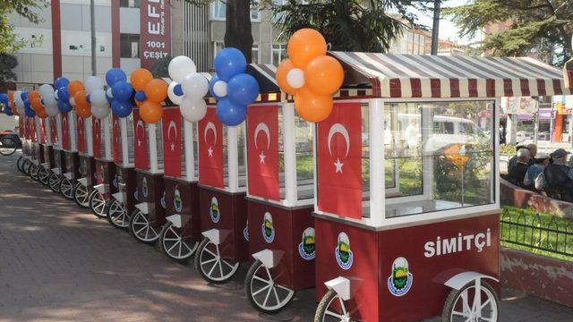 Seyyar Simitçiler ‘tek Tip’ Oldu