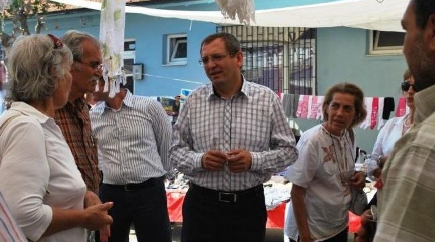 Mesut Ergin&rsquo;e Ayvalık Ve Altınova&rsquo;da İlgi Yoğun Oldu