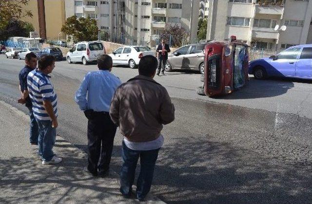 Başkentte Trafik Kazası: 3 Yaralı