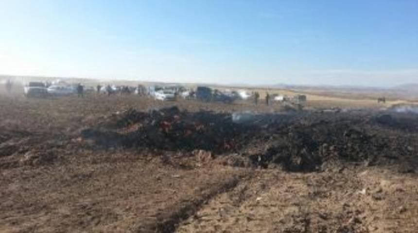 D&uuml;şen Askeri U&ccedil;aktaki Pilotlar Yaralı Kurtuldu