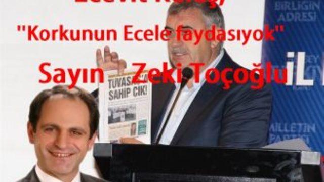 Ecevit Keleş, ToçoğluNA CEVAP VERDİ ''KORKUNUN ECELE FAYDASI YOKTUR''