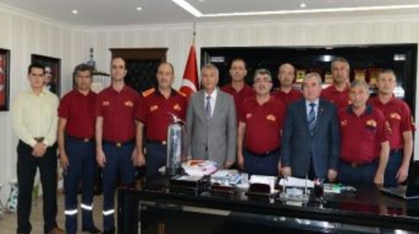 Isparta&rsquo;da İtfaiyeciler Haftası Kutlandı