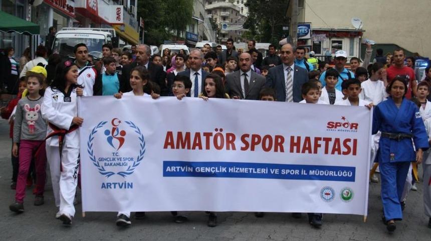 Artvin'de "Amat&ouml;r Spor Haftası" Kutlanıyor