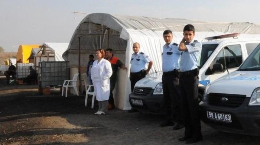 &Ccedil;orlu&rsquo;da Canlı Hayvan Pazarında Kurbanlıklar Satışa Sunuldu