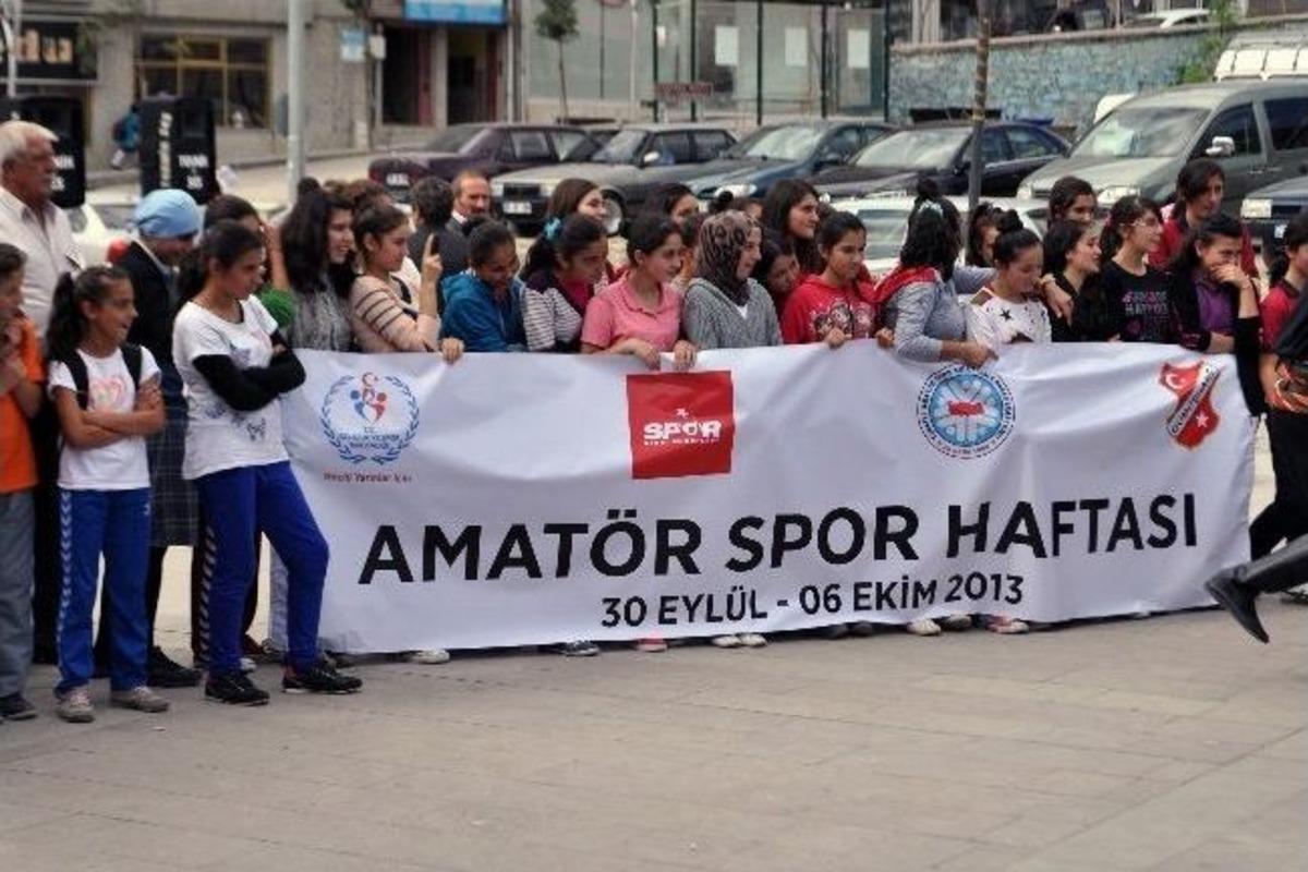 G&uuml;m&uuml;şhane&rsquo;de Amat&ouml;r Spor Haftası Başladı