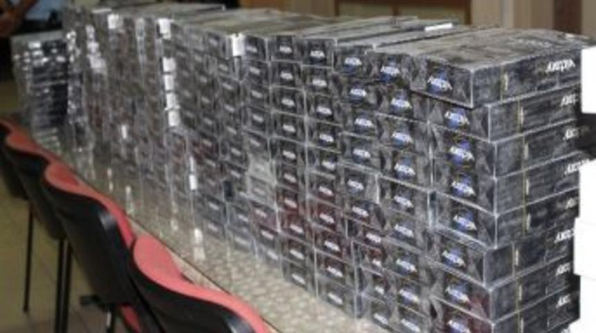 Konya&rsquo;da 4 Bin Paket Ka&ccedil;ak Sigara Ele Ge&ccedil;irildi