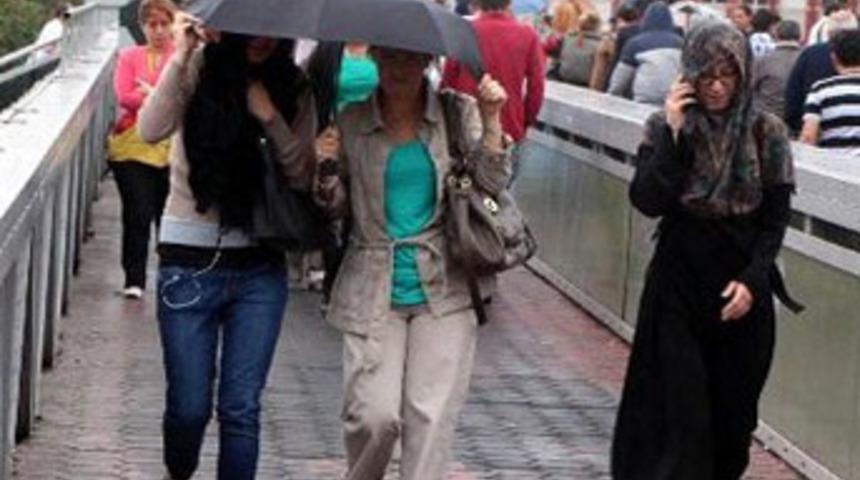 İstanbul'da yağmur etkili oldu