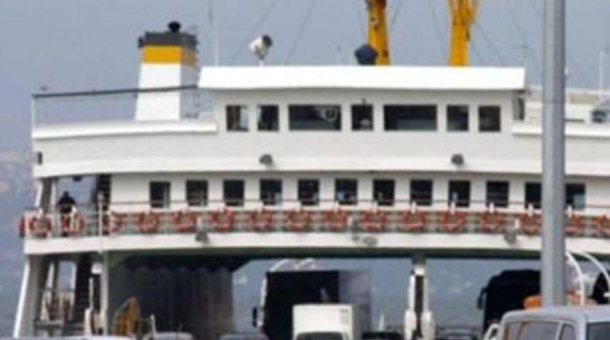 Top&ccedil;ular'da feribot &ccedil;&ouml;kt&uuml;