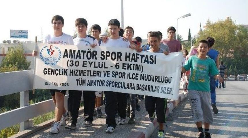 Silifke&rsquo;de Amat&ouml;r Spor Haftası Etkinlikleri Başladı
