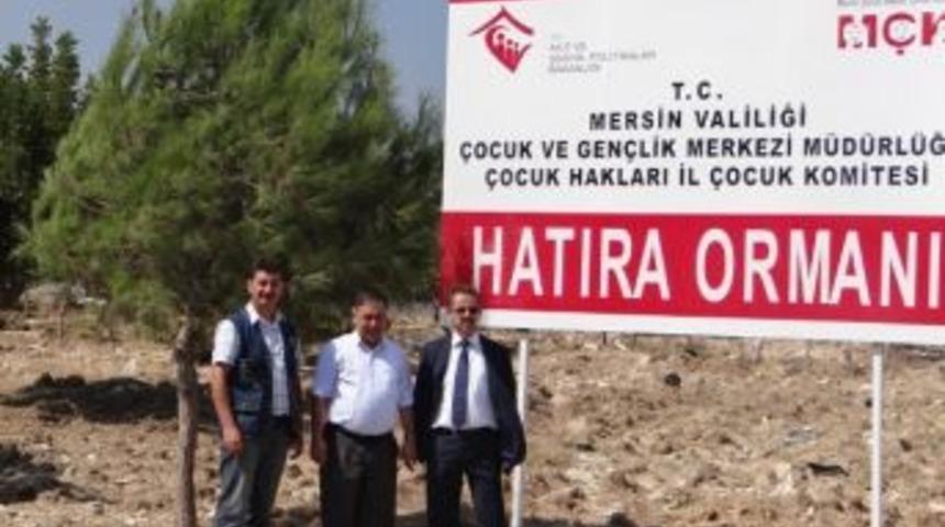 &Ccedil;ocuk Hakları Hatıra Ormanı'nda D&uuml;zenleme Yapılacak
