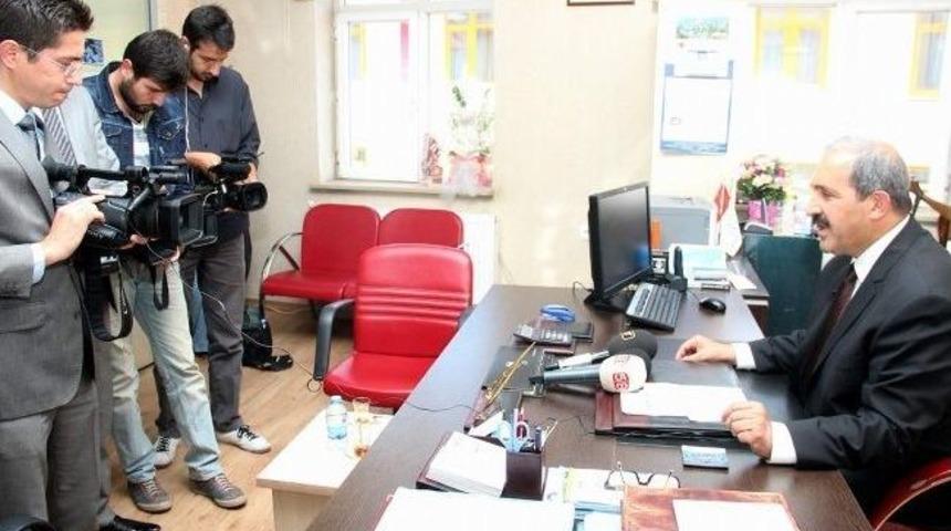 Başkan &Uuml;rg&uuml;p Gıda Bankasının Faaliyetleri Hakkında Bilgi Verdi